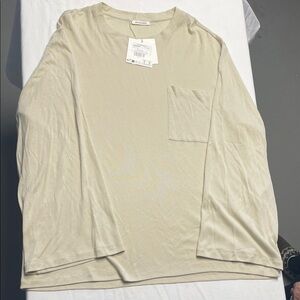 Elegant Cream Long Sleeve Top